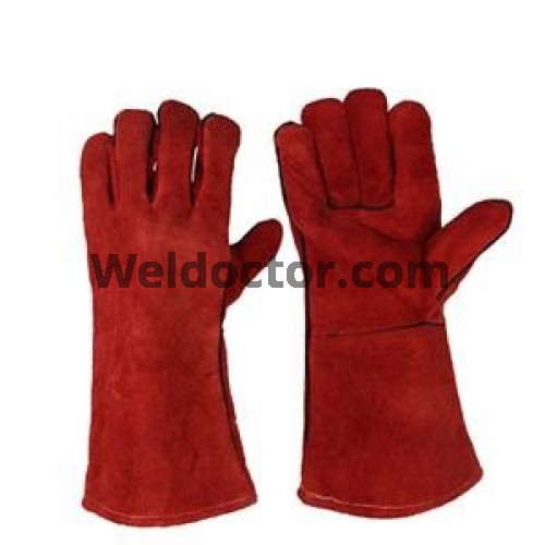 Welding Glove WG33A (Red) - Premium Quality
